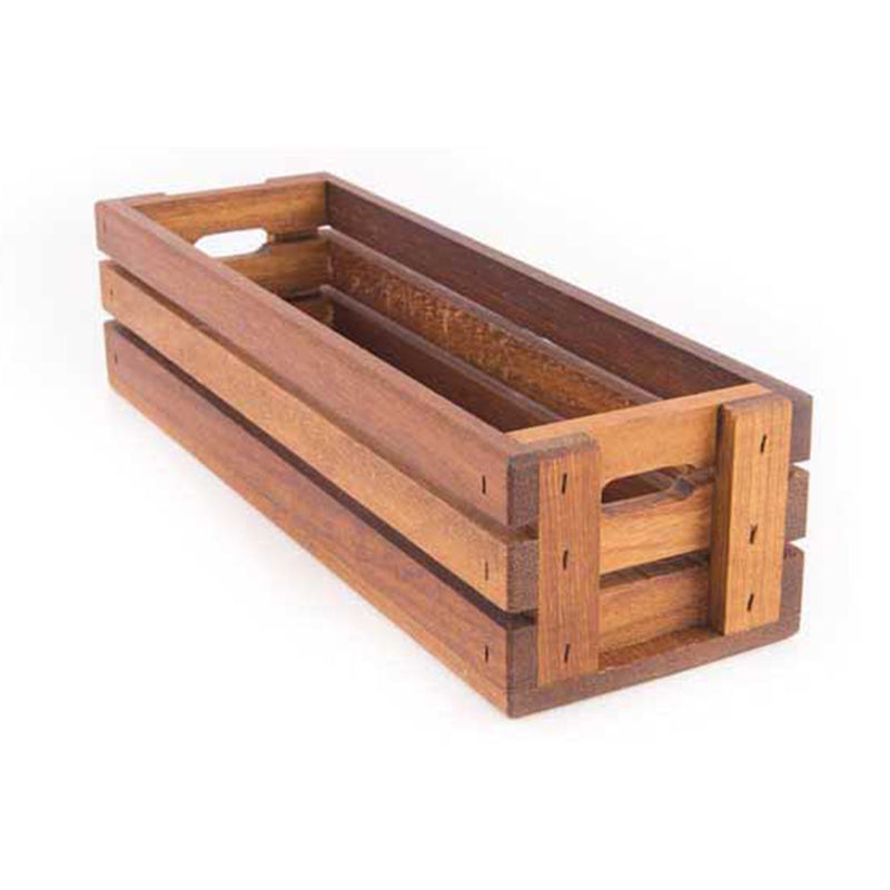 altinbasak baharatlik sepeti iroko 30x9.5x7 cm profesyonel mutfak kullanimina uygun pisirme ekipmani