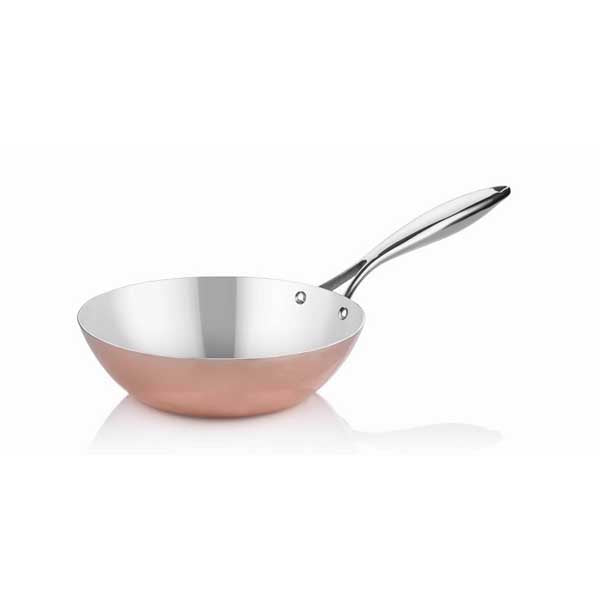 altinbasak elite multimetal bakir wok tava 24 cm sote ve yuksek isi pisirme icin wok tava