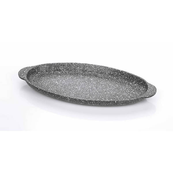 altinbasak granit kaplamali dokum alabalik tava 35x16.5x2.5 cm balik ve izgara pisirme icin ozel tava