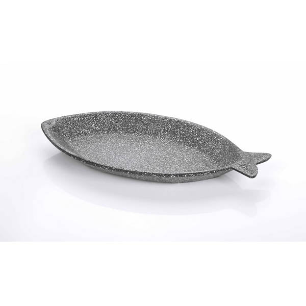 altinbasak granit kaplamali dokum balik tava 37x16x3 cm profesyonel mutfak kullanimina uygun pisirme ekipmani