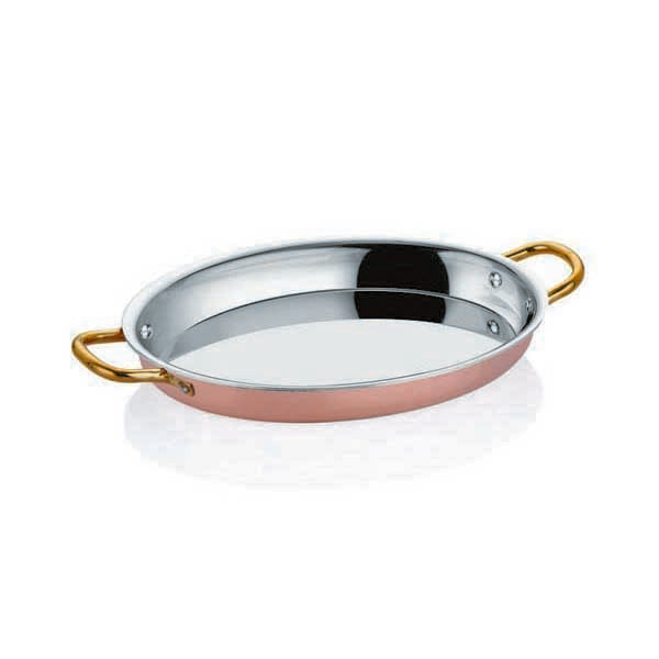 altinbasak multi metal bakir oval omlet tava 26x18 cm omlet krep ve yumurta pisirme icin tava