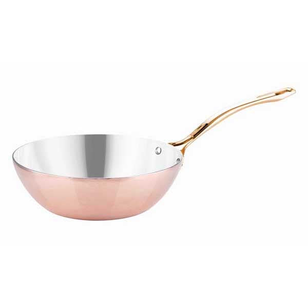 altinbasak multimetal bakir wok tava 26 cm sote ve yuksek isi pisirme icin wok tava