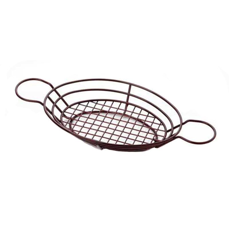 altinbasak oval sunum sepeti orta 28x20x6 cm profesyonel mutfak kullanimina uygun pisirme ekipmani