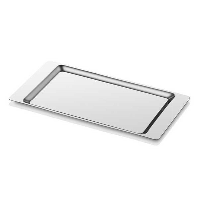 altinbasak paslanmaz dikdortgen servis tepsi 19x35x1 cm servis ve sunum icin paslanmaz tepsi