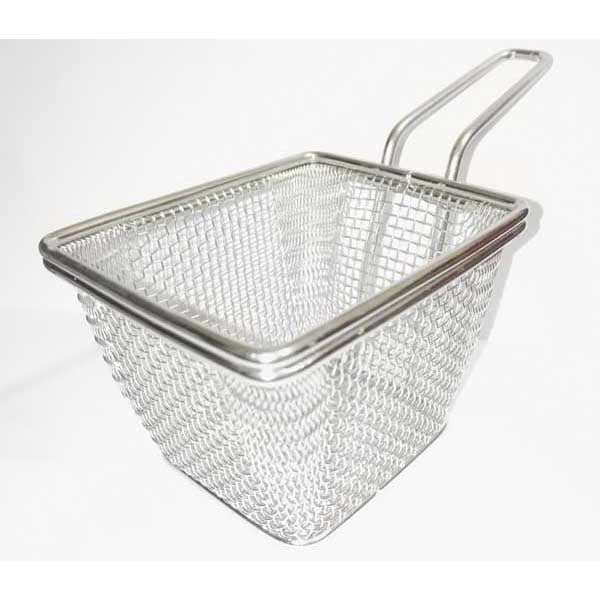 altinbasak paslanmaz mini kare telli fritoz sepeti 10x8x7 cm profesyonel mutfak kullanimina uygun pisirme ekipmani