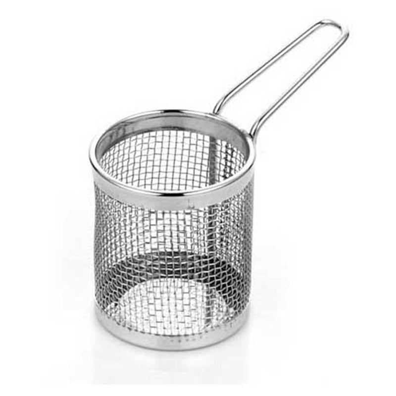 altinbasak paslanmaz mini yuvarlak fritoz sepeti 7x8 cm profesyonel mutfak kullanimina uygun pisirme ekipmani
