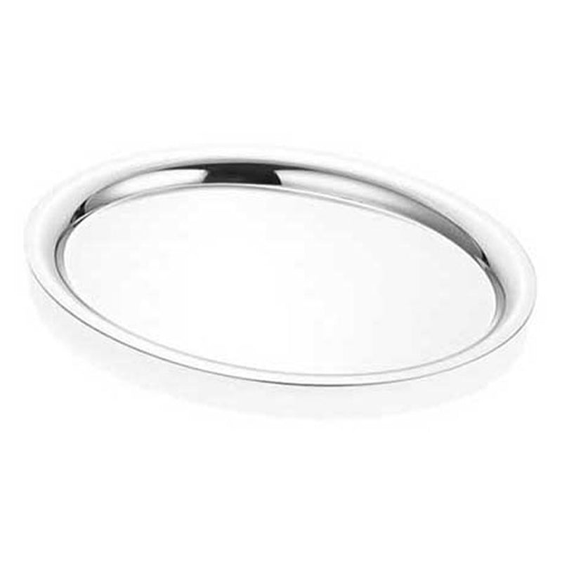 altinbasak paslanmaz oval tepsi 31x23.5x1.5 cm servis ve sunum icin paslanmaz tepsi