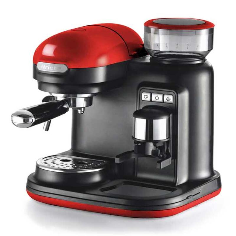 Ariete 1318/00 Moderna Espresso Kahve Makinesi, Kırmızı, kahve aksesuarı