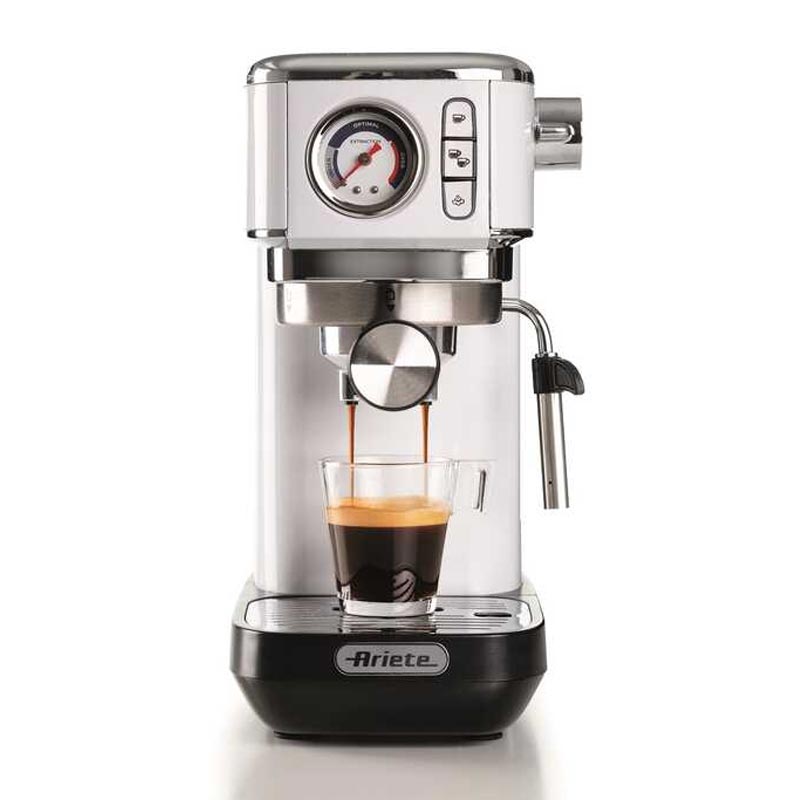 Ariete 1381/14 Moderna Slim Espresso Kahve Makinesi, Beyaz, kahve aksesuarı