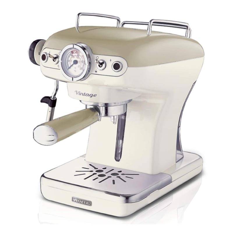Ariete 1389/13 Vintage Espresso Kahve Makinesi, Bej, kahve aksesuarı