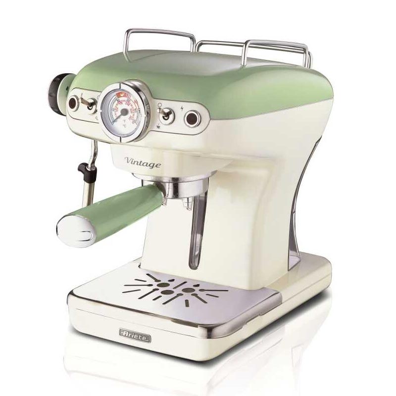 Ariete 1389/14 Vintage Espresso Kahve Makinesi, Yeşil, kahve aksesuarı