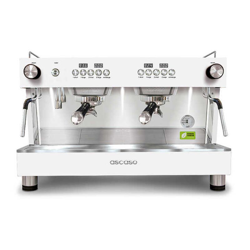 Ascaso Barista T Plus Espresso Kahve Makinesi, 2 Gruplu, Beyaz, kahve aksesuarı