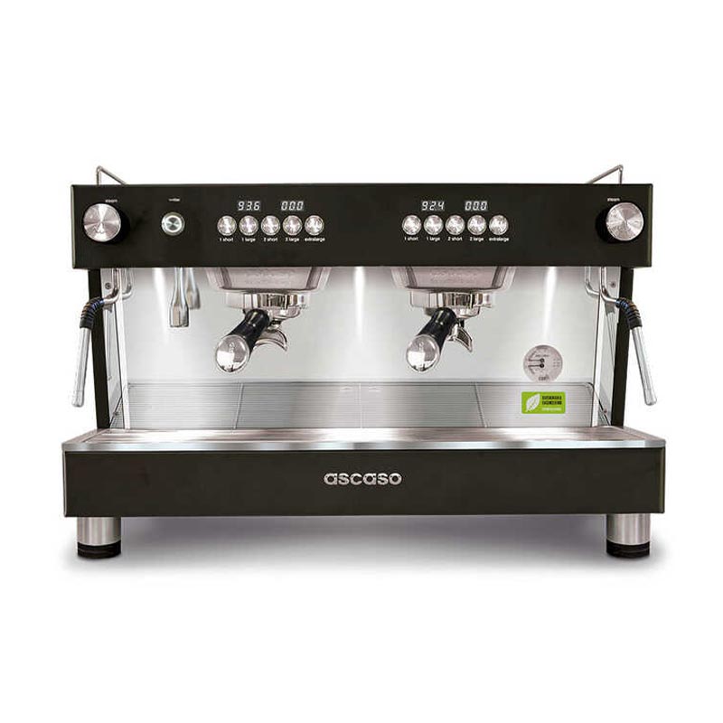 Ascaso Barista T Plus Espresso Kahve Makinesi, 2 Gruplu, Siyah, kahve aksesuarı