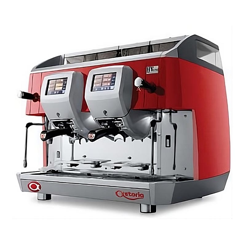 Astoria HYbrid Tam Otomatik Espresso Kahve Makinesi, 2 Gruplu, Kırmızı, barista ekipman seti