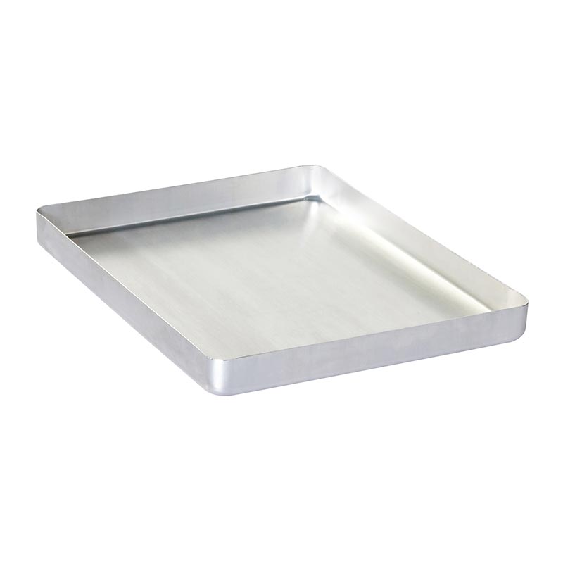almetal koseli kalin aluminyum baklava tepsisi 25x35x3.5 cm profesyonel baklava tepsisi
