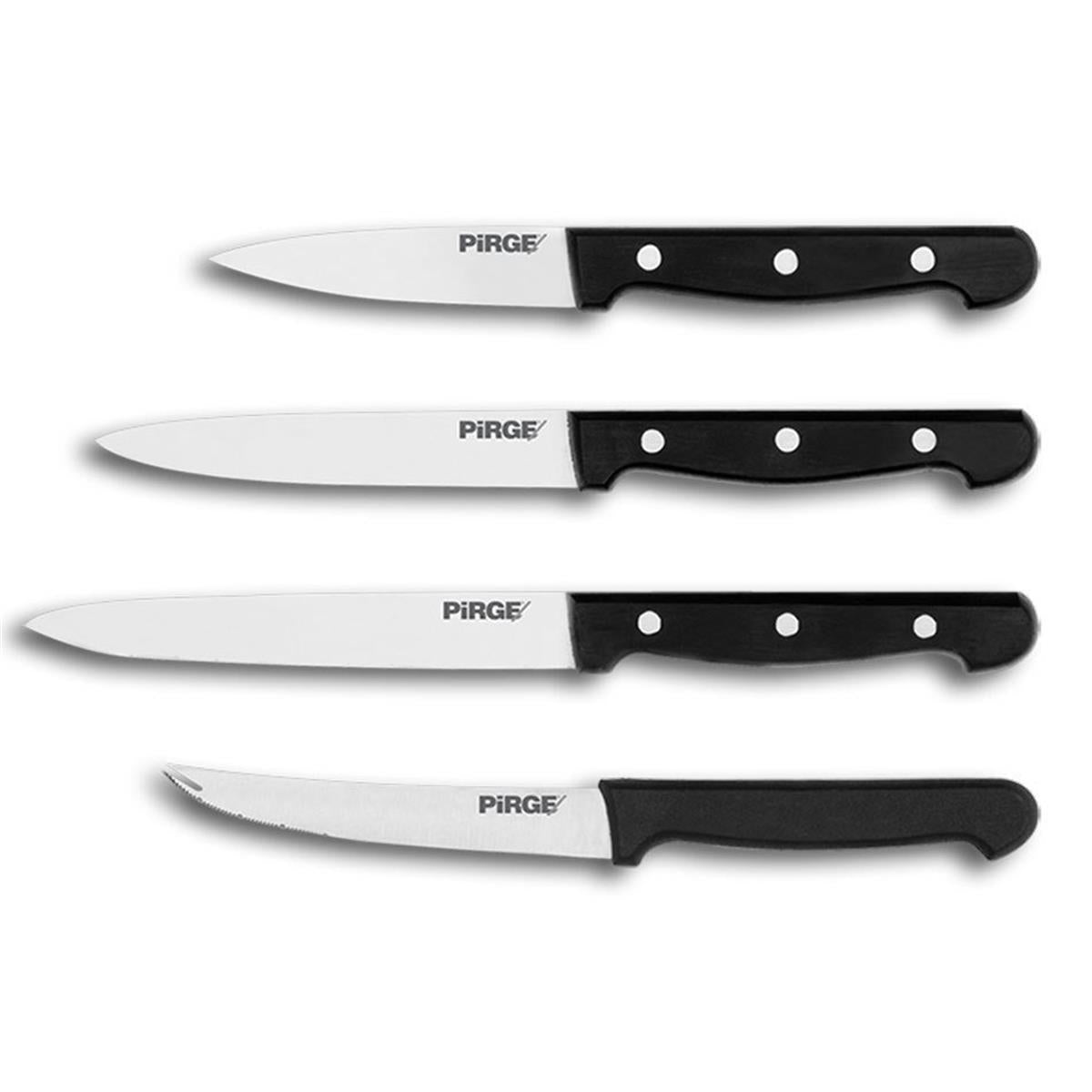 Pirge Gastro PMG Bar Bıçağı Seti Siyah, profesyonel set