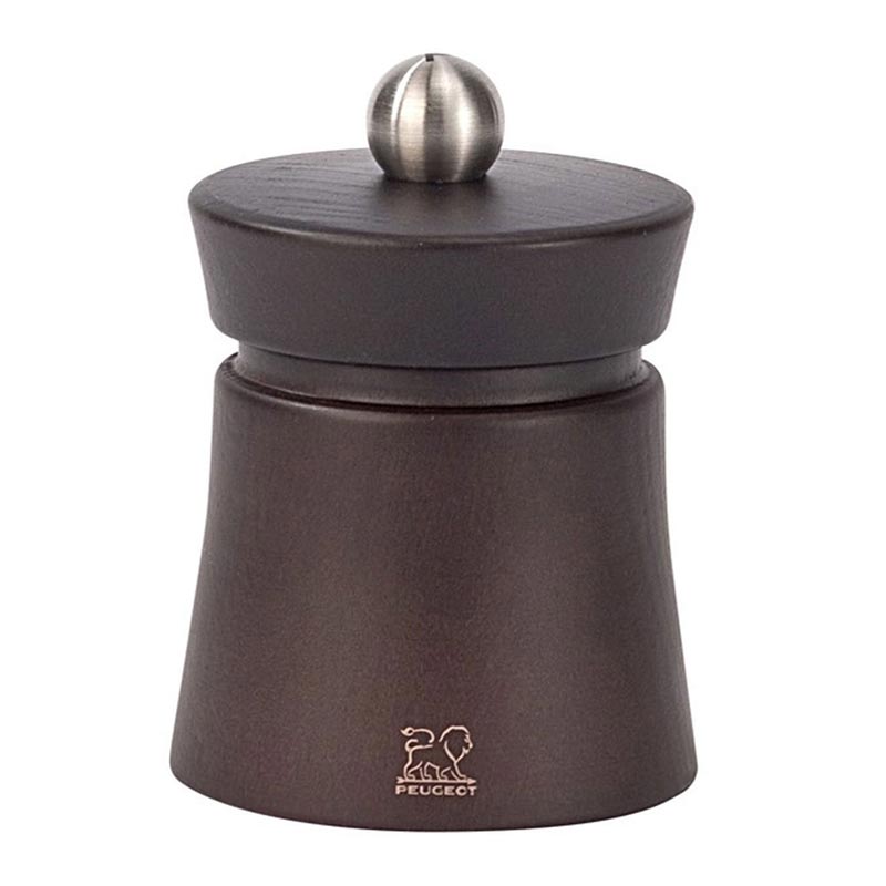 Peugeot Baya Tuz Değirmeni, Ahşap, 8 cm, Çikolata Rengi, tuz değirmeni