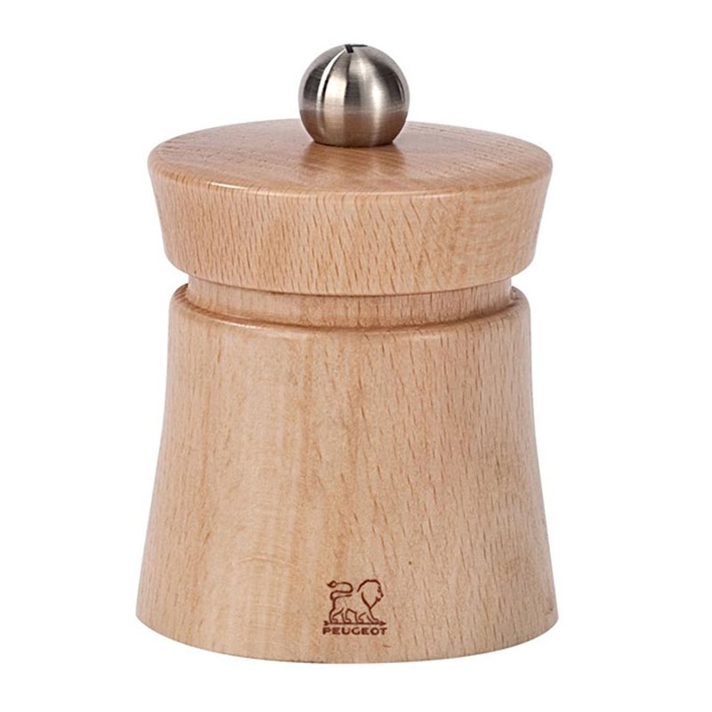 Peugeot Baya Naturel Tuz Değirmeni, Ahşap, 8 cm, tuz değirmeni