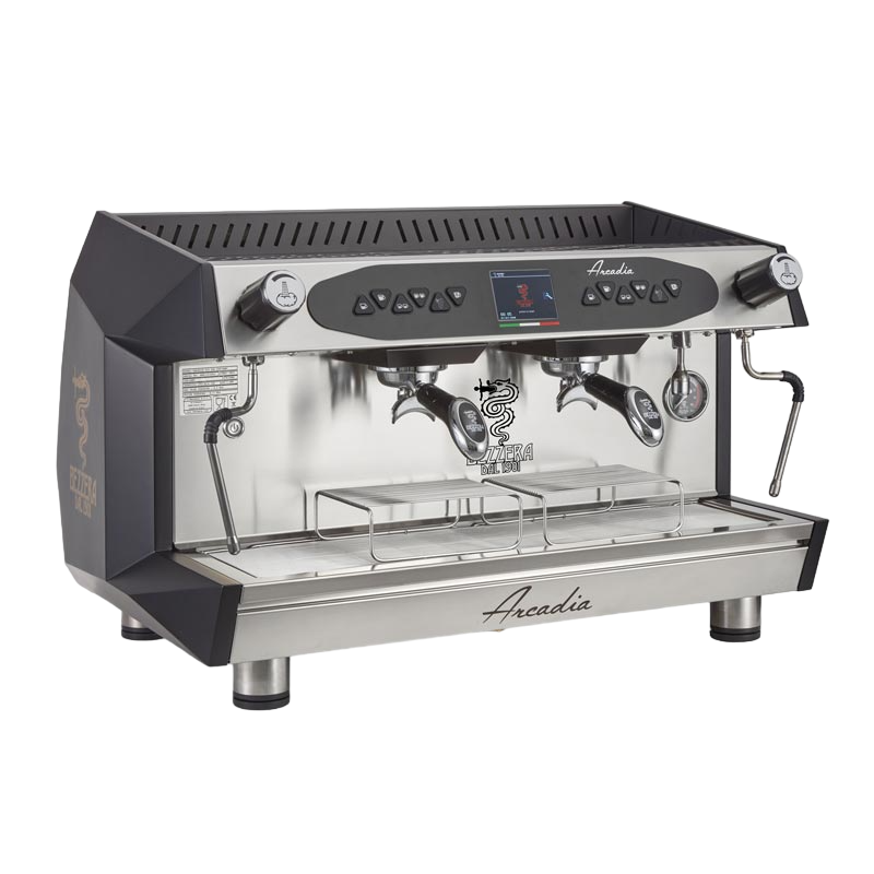 Bezzera Arcadia DE PID Tall Cup Tam Otomatik Espresso Kahve Makinesi, 2 Gruplu, Mat Siyah, espresso takip aynası