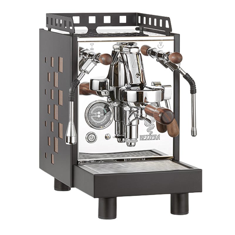 Bezzera ARIA Yarı Otomatik Espresso Kahve Makinesi, 1 Gruplu, Siyah, espresso takip aynası