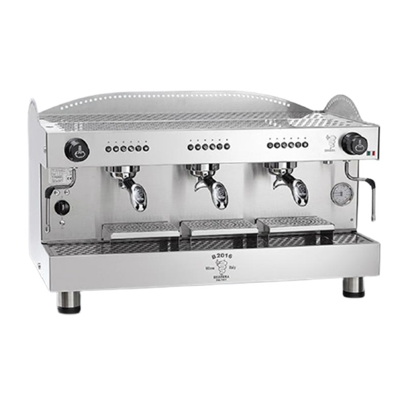 Bezzera B2016-PM Tall Cup Yarı Otomatik Espresso Kahve Makinesi, 3 Gruplu, kahve aksesuarı