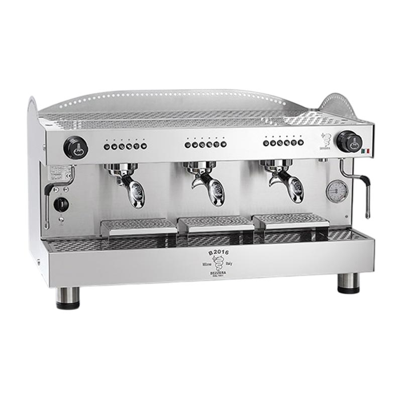 Bezzera B2016DE Tall Cup Tam Otomatik Espresso Kahve Makinesi, 3 Gruplu, kahve aksesuarı