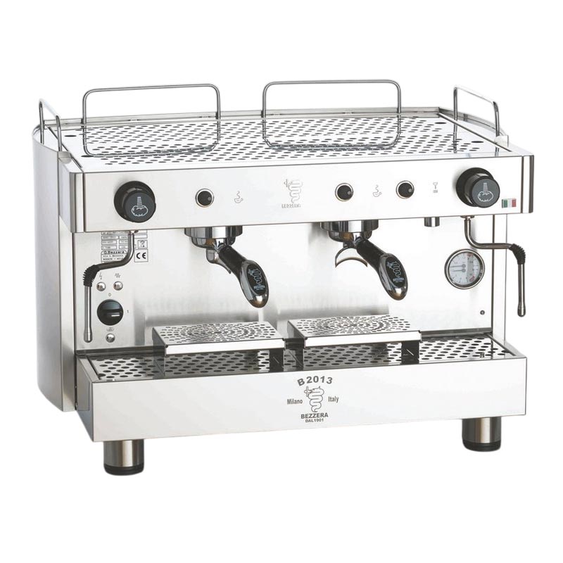Bezzera B2016PM Tall Cup Yarı Otomatik Espresso Kahve Makinesi, 2 Gruplu, kahve aksesuarı