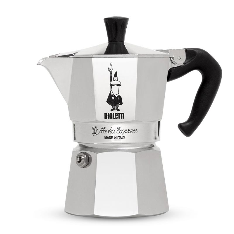 Bialetti Express Moka Pot, 4 Cup, kahve aksesuarı