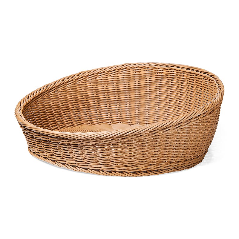 biradli grv2007 yuvarlak acik bufe sunum sepeti 45x45x16 cm servis ve sunum ekipmani