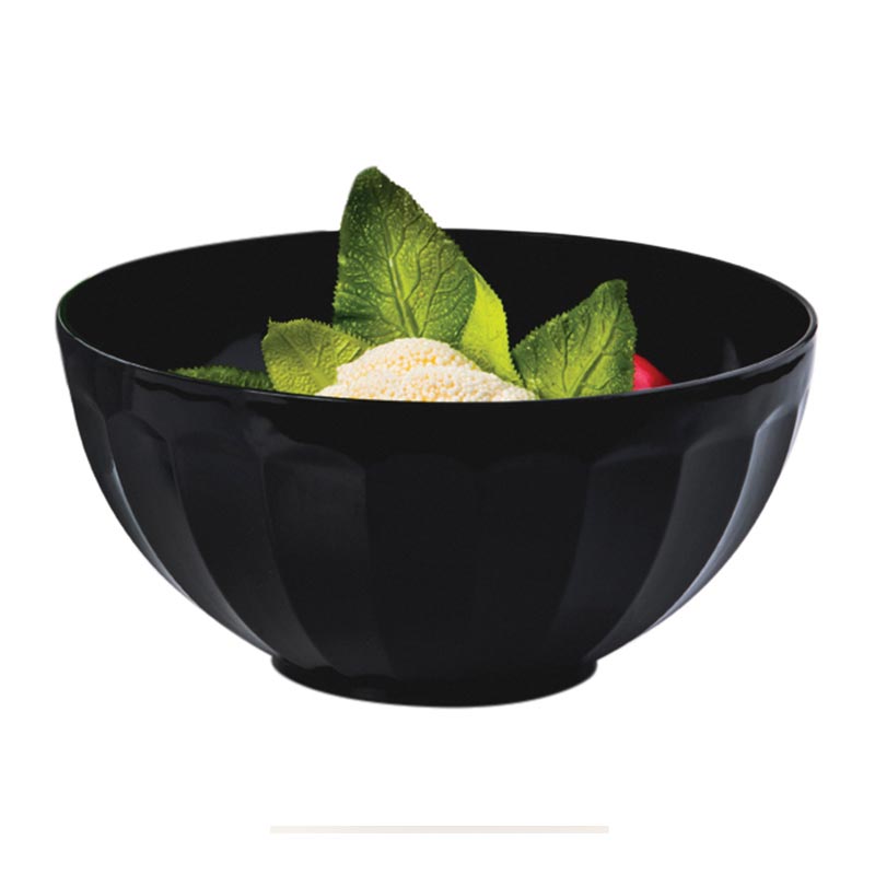biradli mg80 akrilik salata kasesi 27x27x125 cm servis ve sunum ekipmani