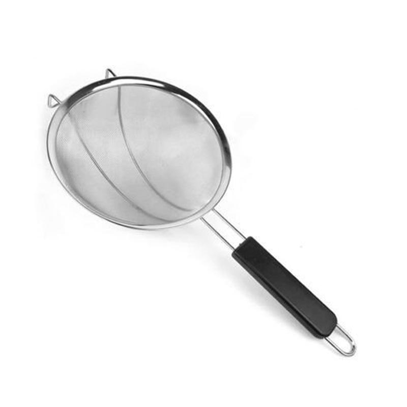 biradli bdref160 destekli celik sut suzgeci 22 cm profesyonel mutfak ekipmani