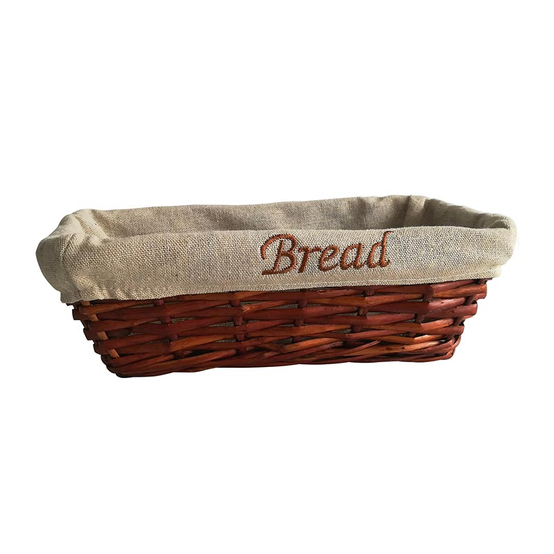 biradli grv907 bezli dikdortgen ekmek sepeti 25x12x8 cm profesyonel mutfak ekipmani
