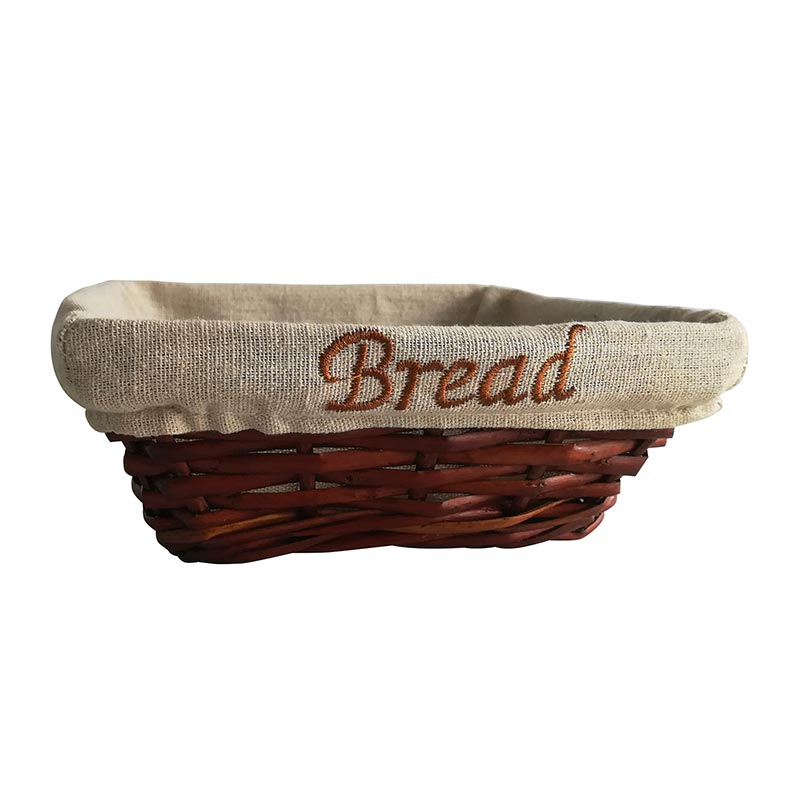 biradli grv906 bezli kare ekmek sepeti 19x19x7 cm profesyonel mutfak ekipmani