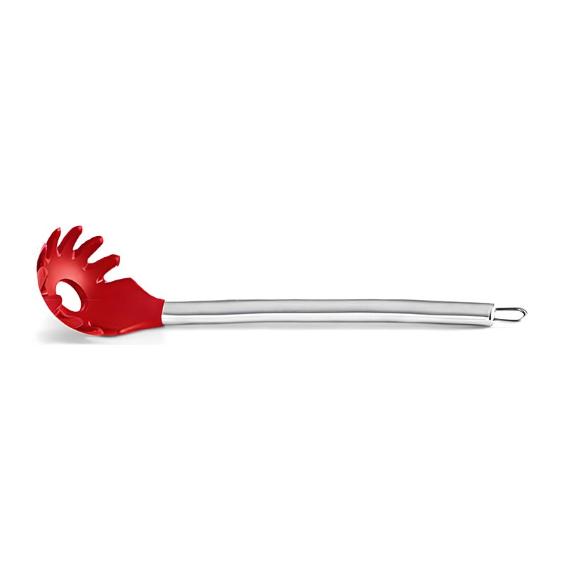 biradli brd0426c silikon spagetti kasigi 33 cm kirmizi profesyonel mutfak ekipmani