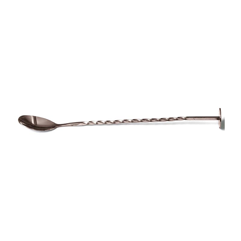 biradli brd681 burgulu bar kasigi 27 cm bakir bar ve kokteyl ekipmani