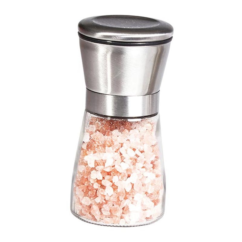 biradli brd235 cam tuz karabiber degirmeni celik baslik 13 cm baharat ekipmani