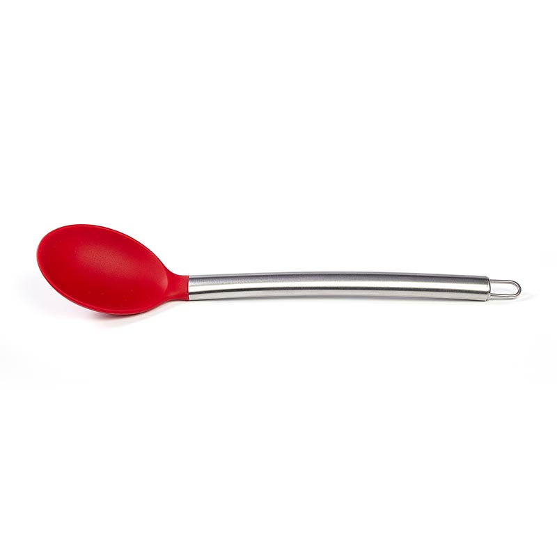 biradli brd0426 celik sapli silikon kasik 35 cm kirmizi mutfak hazirlik ekipmani