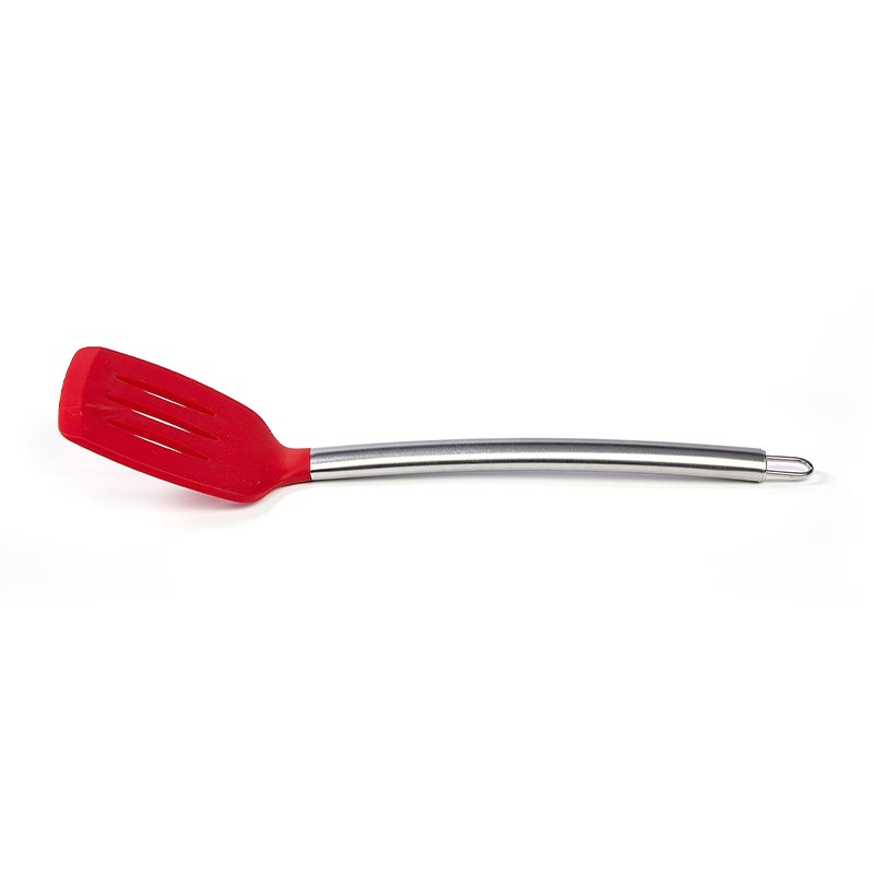 biradli brd0426 celik sapli silikon spatula 35 cm kirmizi mutfak hazirlik ekipmani