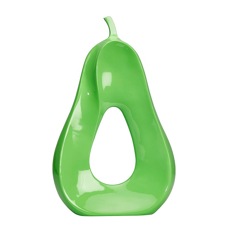 biradli grvg557 dekoratif delikli armut 25x9x40 cm yesil profesyonel mutfak ekipmani