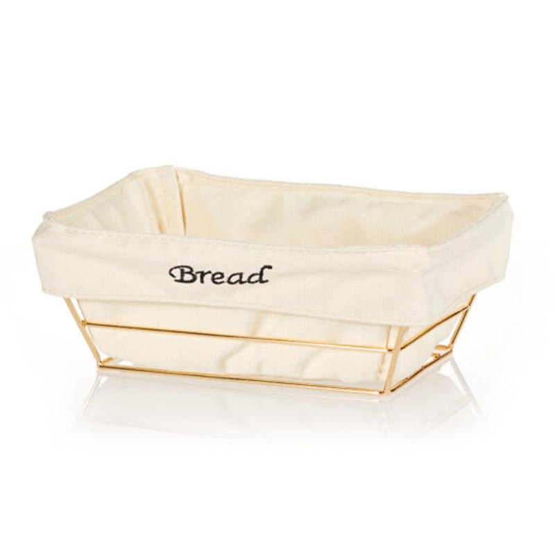 biradli hw182b dikdortgen bezli ekmek sepeti 22x16 cm altin profesyonel mutfak ekipmani
