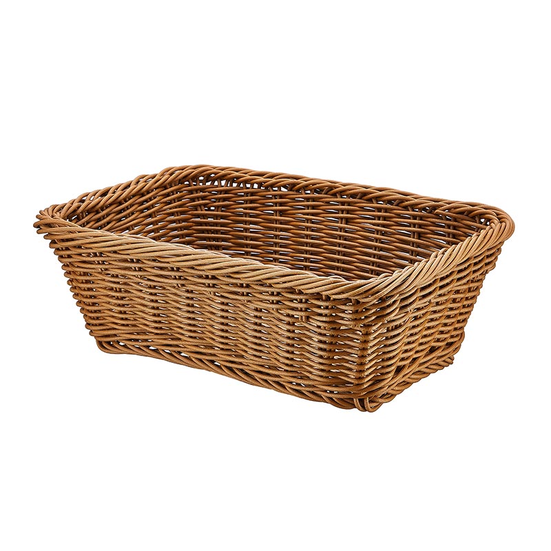 biradli grv2456 dikdortgen plastik ekmek sepeti 21x16x7 cm profesyonel mutfak ekipmani