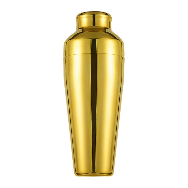 biradli brd601 fransiz model paslanmaz celik shaker 600 ml altin bar ve kokteyl ekipmani