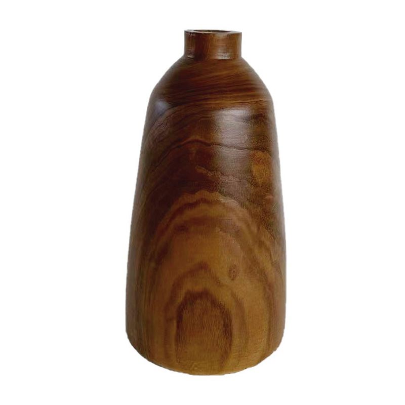 biradli groovy grv23353 dekoratif ahsap vazo 22x41 cm profesyonel mutfak ekipmani