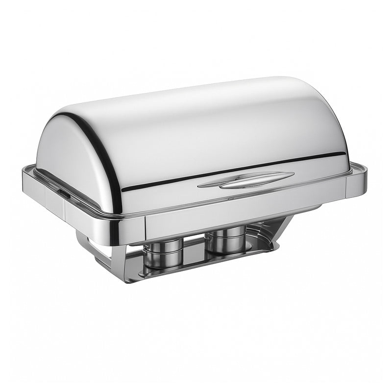 biradli groovy grv3010 roll top ust chafing dish jel yakitli profesyonel mutfak ekipmani