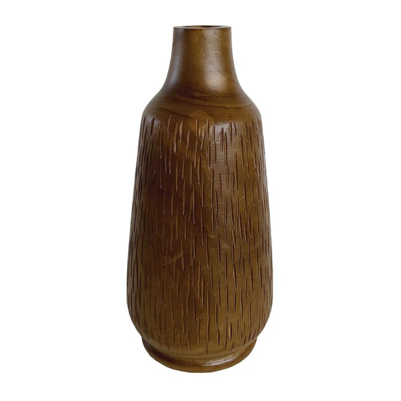 biradli groovy grv31085 dekoratif ahsap vazo 20x45 cm profesyonel mutfak ekipmani