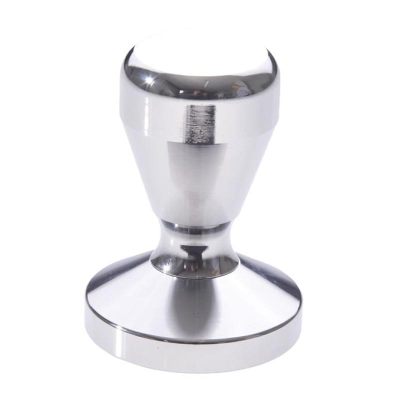 Biradlı Groovy GRV-392 Tamper, 58 mm, Krom, kahve aksesuarı