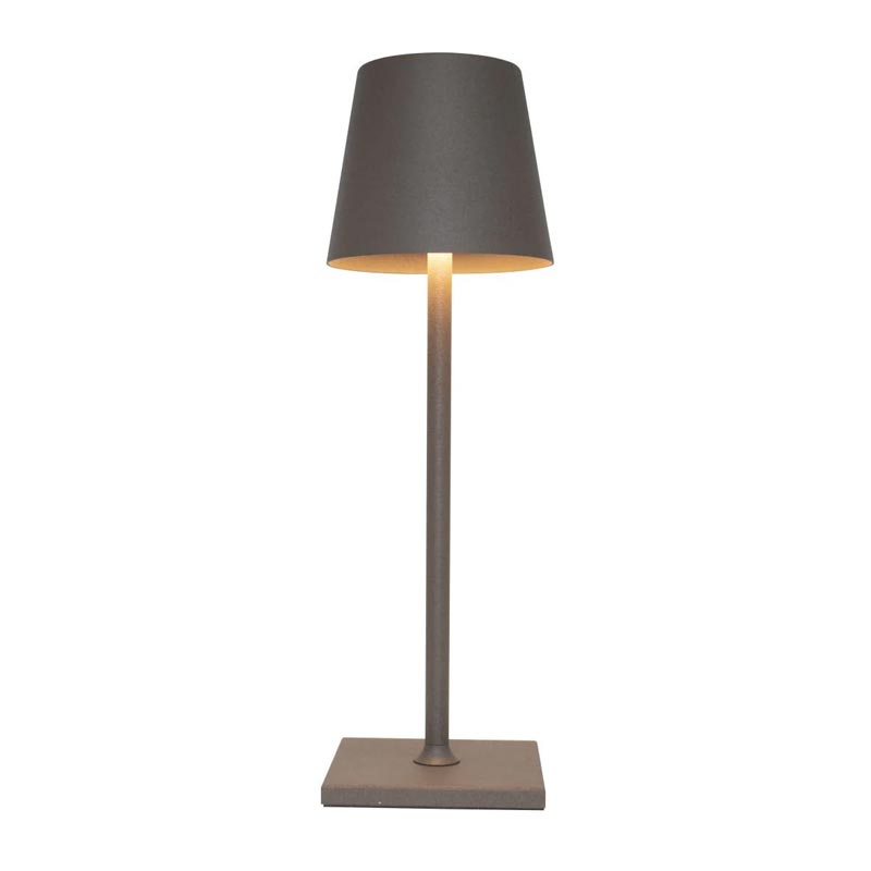 biradli groovy grv814 sarj edilebilir masa lambasi 95x30 cm kahverengi profesyonel mutfak ekipmani