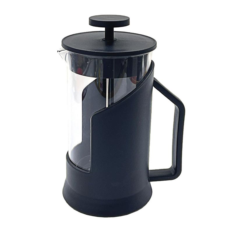 Biradlı Groovy GRV-A102 French Press, 600 cl, Siyah, kahve aksesuarı