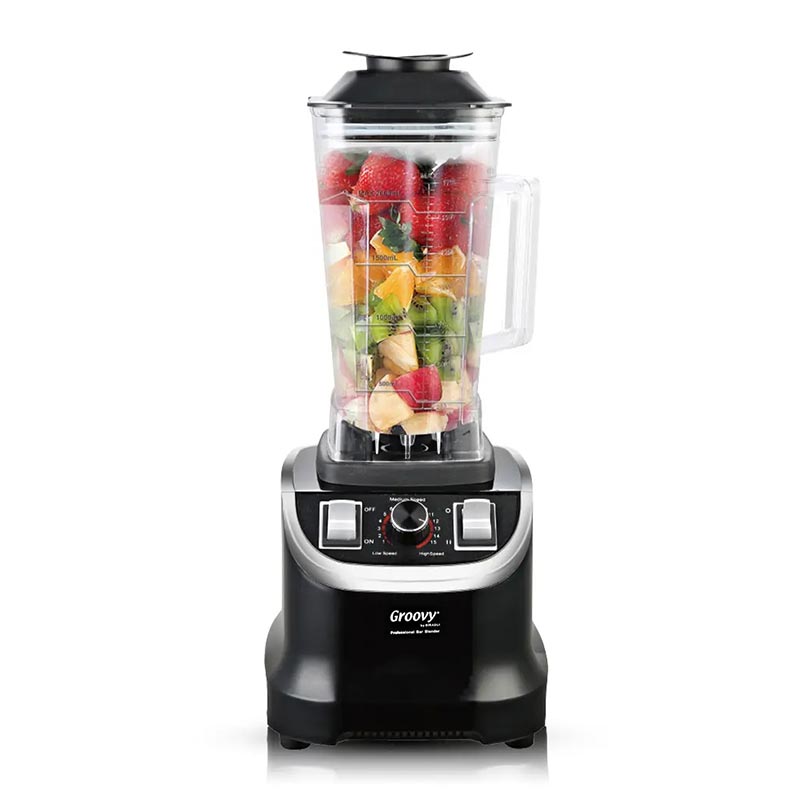 biradli grv800 profesyonel bar blender 2 l 1800 w siyah bar ve kokteyl ekipmani