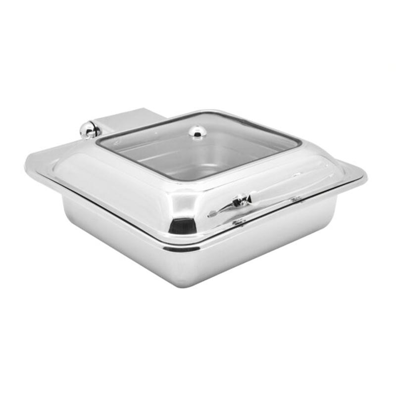 biradli grv4023 ekonomik kare chafing dish gn 23 profesyonel mutfak ekipmani